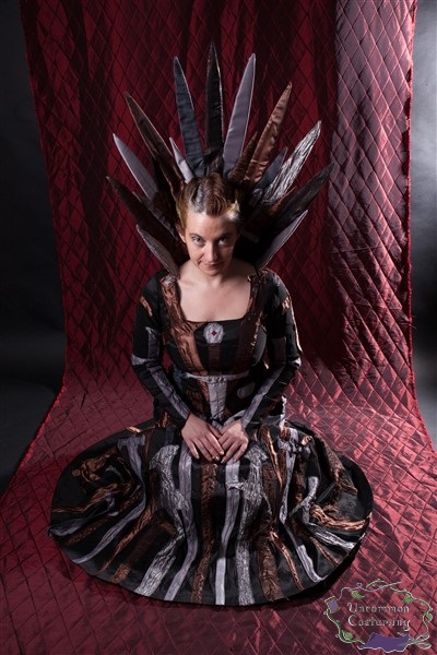 Iron Throne Dress, seated